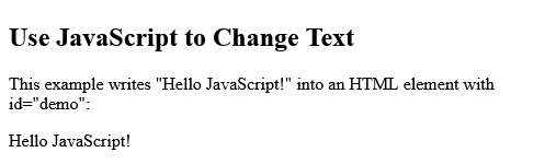 Full Example of The HTML <script> Tag